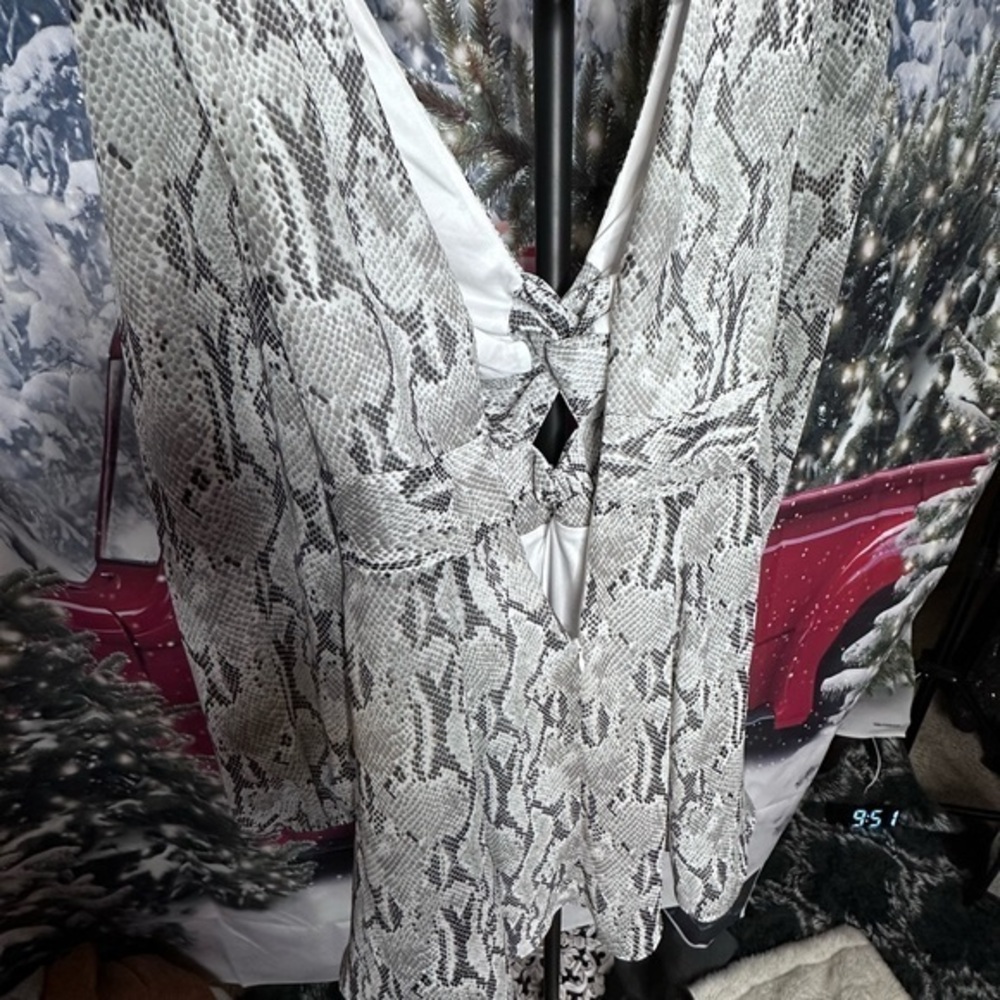 Express Snakeskin Print Mini Dress. Size Small.